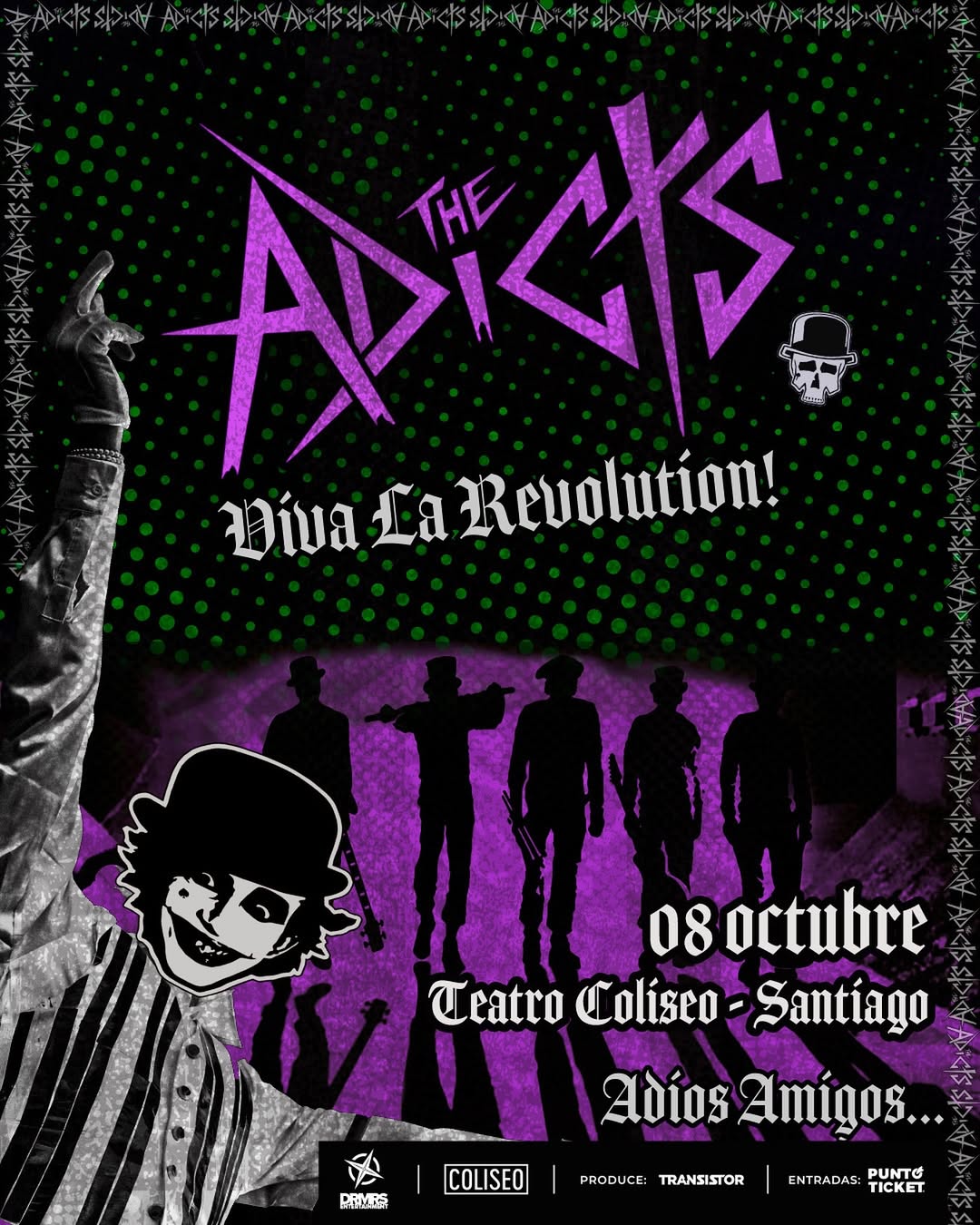Viva la Revolución: The Adicts regresa a Chile